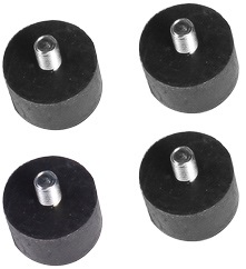 Резиновыеопоры с гайками Бензиновый генератор HUTER DY8000L 64/1/33